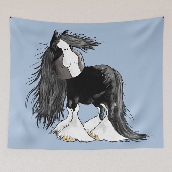Item preview, Happy Shire Horse Cartoon Clydesdale designed and sold by modartis.