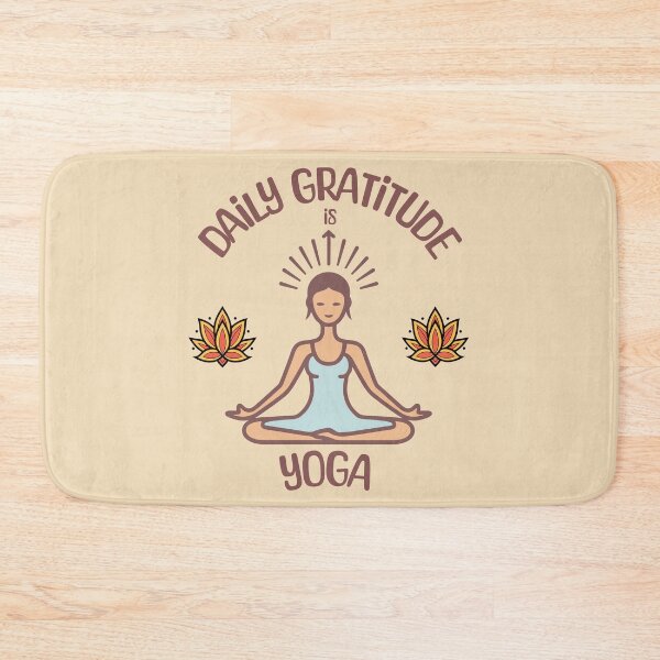Item preview, Yoga is daily gratitude designed and sold by santiagoml.