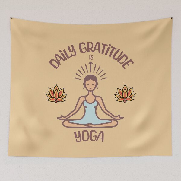 Item preview, Yoga is daily gratitude designed and sold by santiagoml.