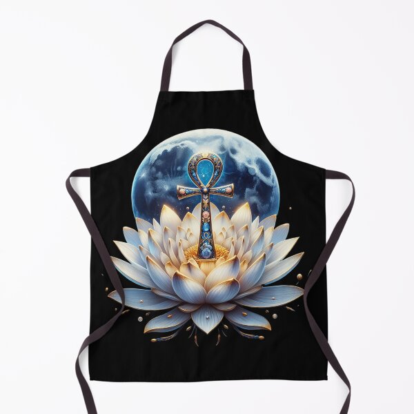 Item preview, Mythology Ancient Egyptian Ankh Symbol Lotus Flower designed and sold by AnalajiaDesigns.