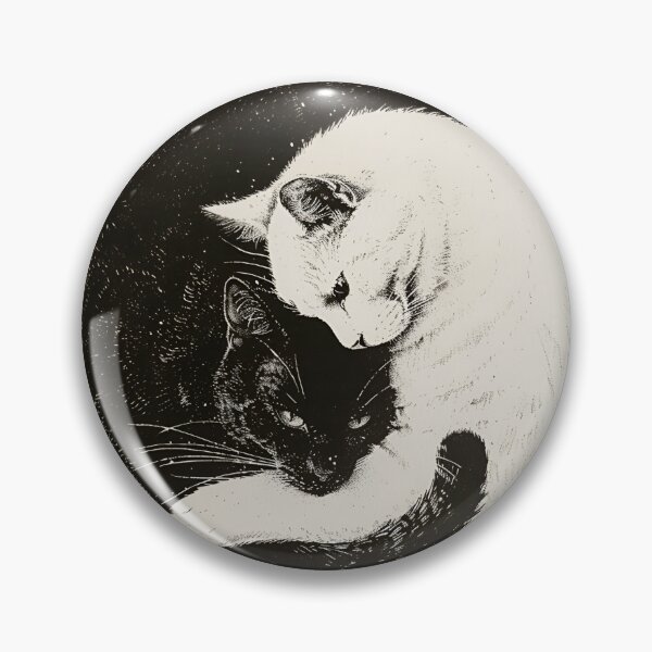 Item preview, Yin Yang Cats, Cute Cats, White and Black, Nice Kitty designed and sold by CreativeArts-S.