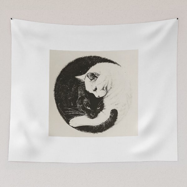 Item preview, Yin Yang Cats, Cute Cats, White and Black, Nice Kitty designed and sold by CreativeArts-S.