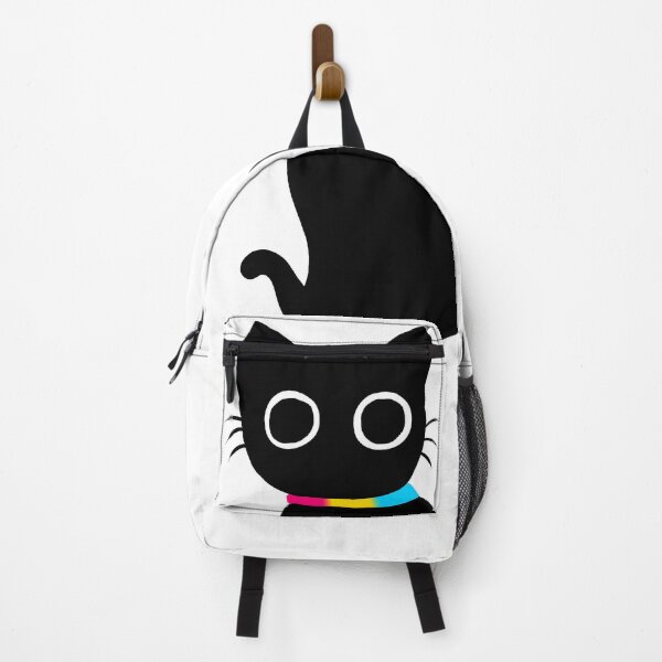 Item preview, Cute Black Cat with LGBT Pan Collar designed and sold by Swaghettio.