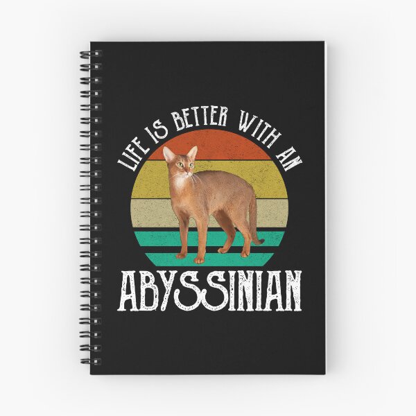 Artikelvorschau, Das Leben ist schöner mit einer Abessinierkatze entworfen und verkauft von Cat Lady Designs.