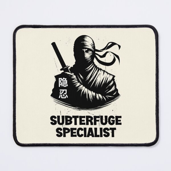 Item preview, Subterfuge Specialist: Master of Deception (Ninja Design) designed and sold by SesameTees.
