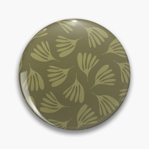 Item preview, Olive Green Wispy Leaves Contemporary Abstract Pattern designed and sold by kierkegaard.