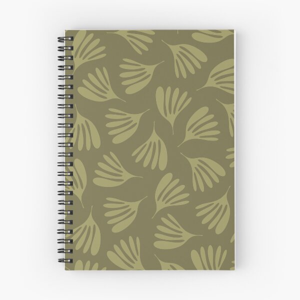 Item preview, Olive Green Wispy Leaves Contemporary Abstract Pattern designed and sold by kierkegaard.