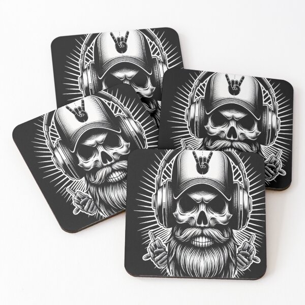 Item preview, Viking vintage skull beard with helmet designed and sold by Auraaaaaaaaaaaa .
