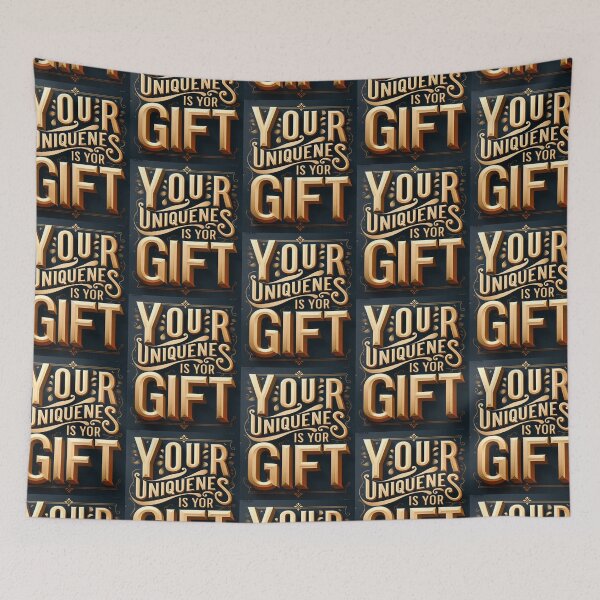 Item preview, Your UniqueneS Is Yor Gift AI Generated Art designed and sold by BrightrDayMusicArt.