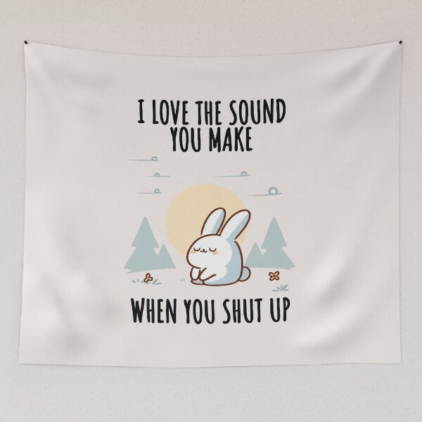 Item preview, Shut Up Shirts Bunny designed and sold by LemuellTrends.