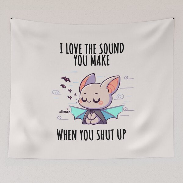 Item preview, Shut Up Shirts Bat designed and sold by LemuellTrends.