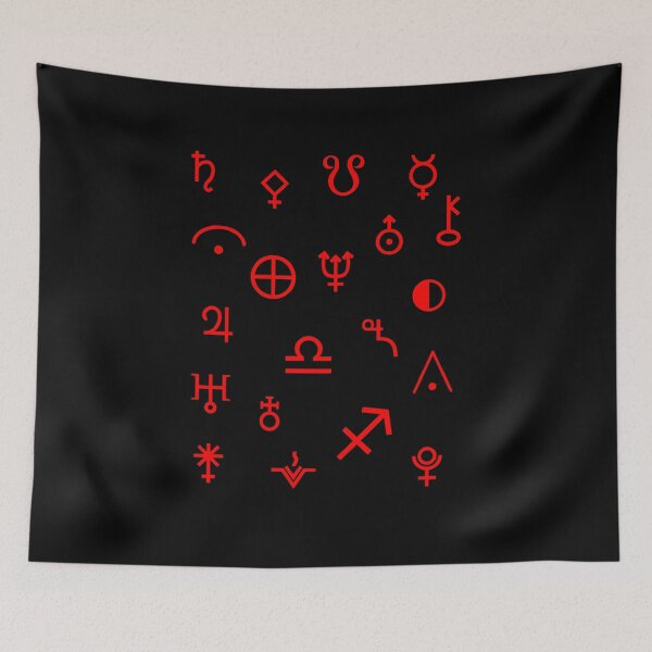 Item preview, Various Symbols Alchemy Astronomy designed and sold by RedSigilShop.