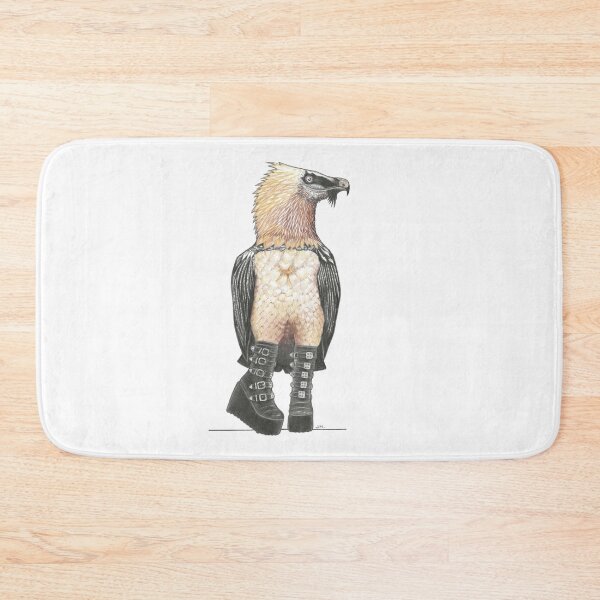 Item preview, Bearded Vulture in Goth Platform Boots designed and sold by JimsBirds.