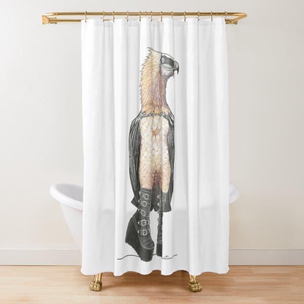 Item preview, Bearded Vulture in Goth Platform Boots designed and sold by JimsBirds.