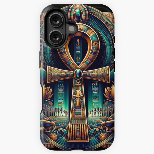 Aperçu de l'œuvre Mythologie Symbole Ankh égyptien antique créée et vendue par AnalajiaDesigns.
