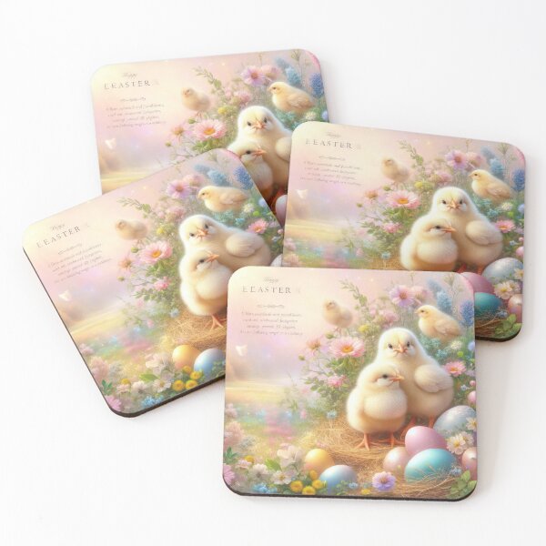 Item preview, Chicks happy fantasy easter landscape designed and sold by Expressions-Sel.