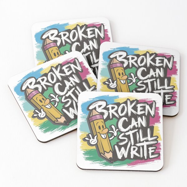 Item preview, Broken Can Still Write designed and sold by Faithloveshop.