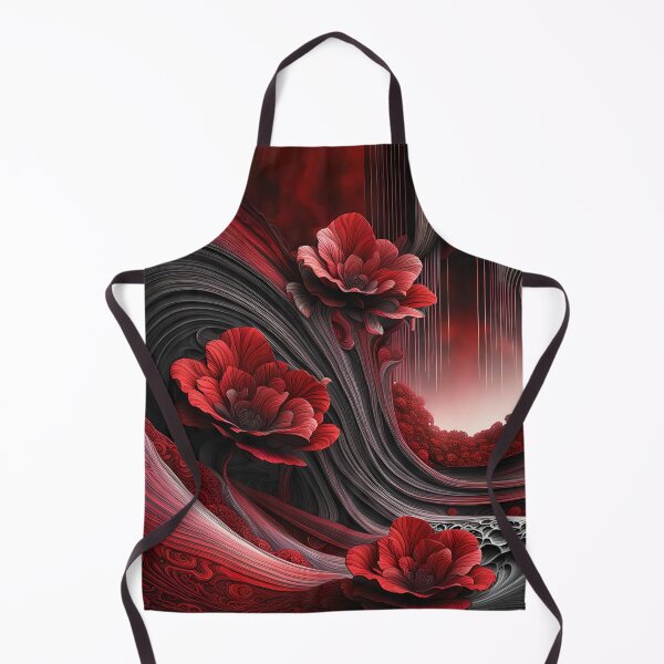 Item preview, Flowers in Red designed and sold by Patricia Johnston.