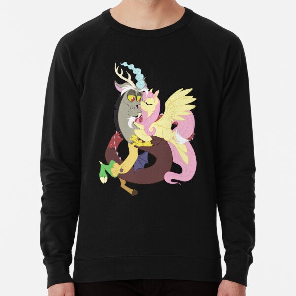 La Belle et la Bête - Discord et Fluttershy MLP: FIM Sweatshirt léger