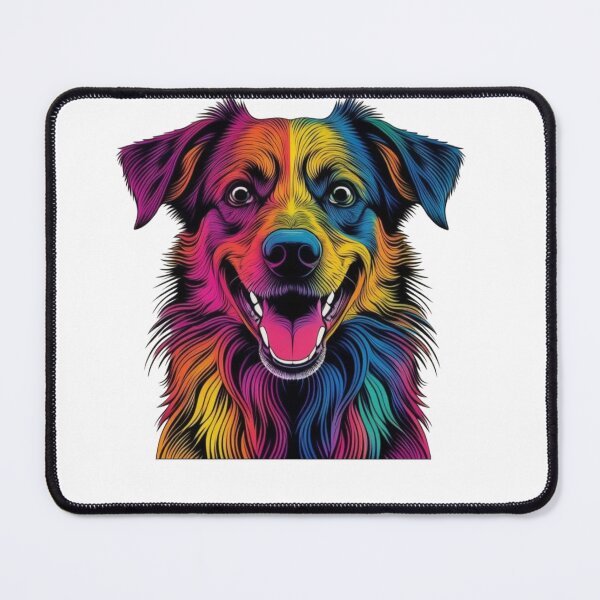 Item preview, Funny colorful dog designed and sold by Lemilemi.