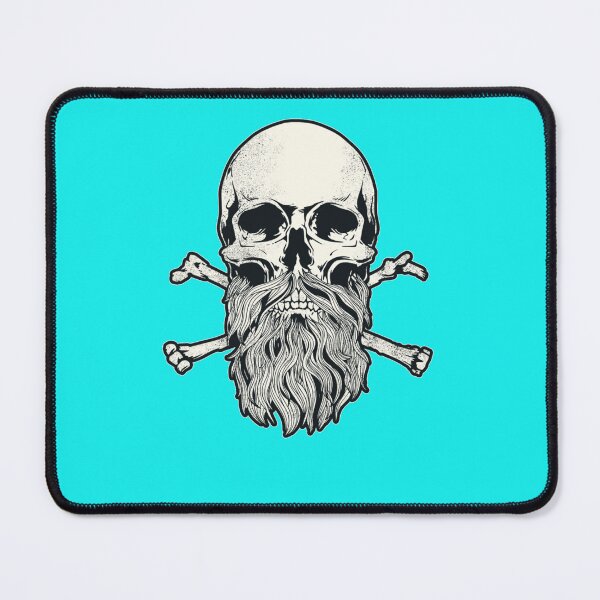 Item preview, Bearded Skull And Crossbones   designed and sold by AubreySwif.