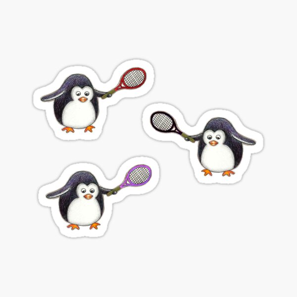 Item preview, Tennis Penguins designed and sold by bellamells.