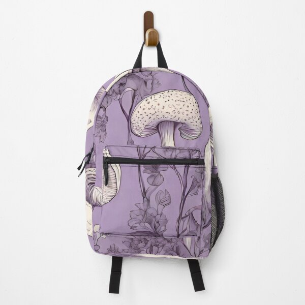 Item preview, Mushrooms and Flowers in purple 2 designed and sold by coguflores.