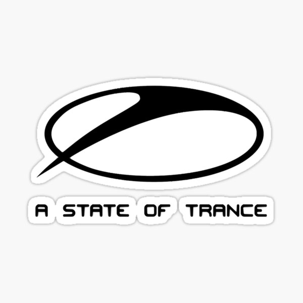 Artikel-Vorschau von Ein State of Trance Logo schwarz, designt und verkauft von GeorgHunt.