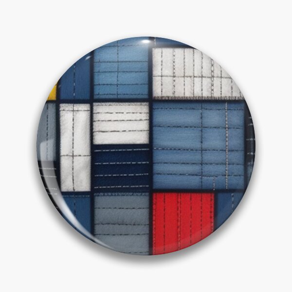 Item preview, Denim jean Patchwork quilt pattern  designed and sold by Roxburylane.