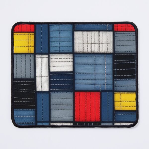 Item preview, Denim jean Patchwork quilt pattern  designed and sold by Roxburylane.
