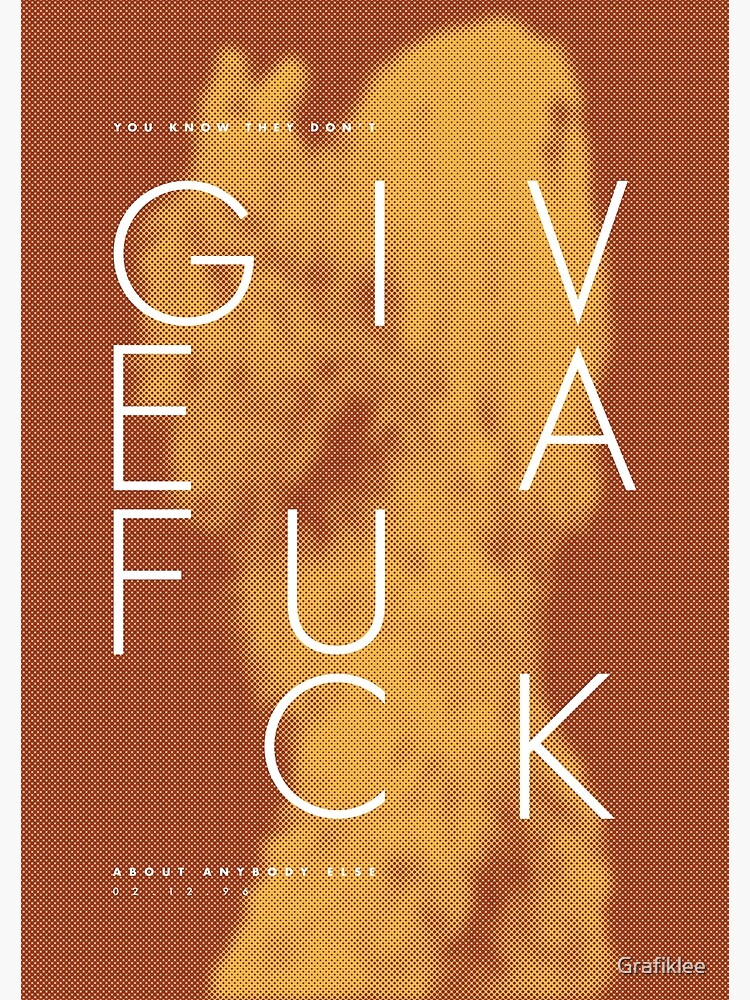 The Man Don't Give a… by Grafiklee