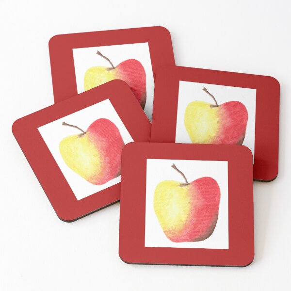 Item preview, Watercolor apple designed and sold by LunaMothDesigns.