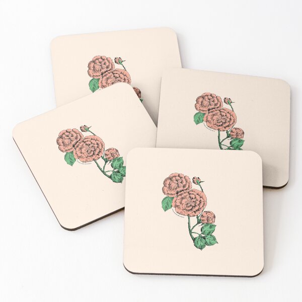 Item preview, Apricot Pompon Rose Bloom Double 16-25 Petals In 3+ Rows designed and sold by zenithcreative.