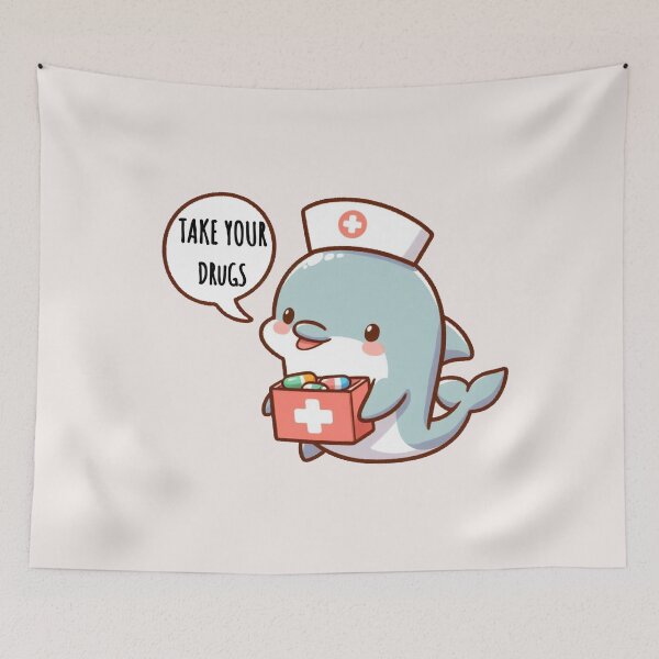 Item preview, Take Your Drugs Dolphin designed and sold by LemuellTrends.