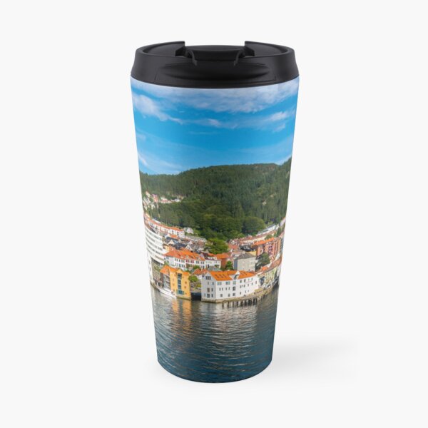 Tyske Bryggen, Bergen, Norway Travel Mug