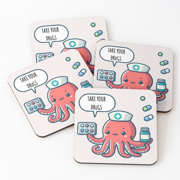 Item preview, Take Your Drugs Octopus designed and sold by LemuellTrends.