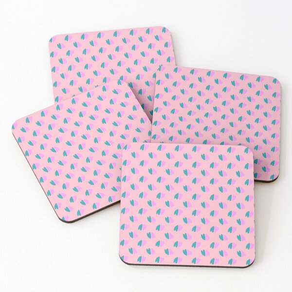 Item preview, Blue and pink pair heart Pattern designed and sold by pmdcreations.