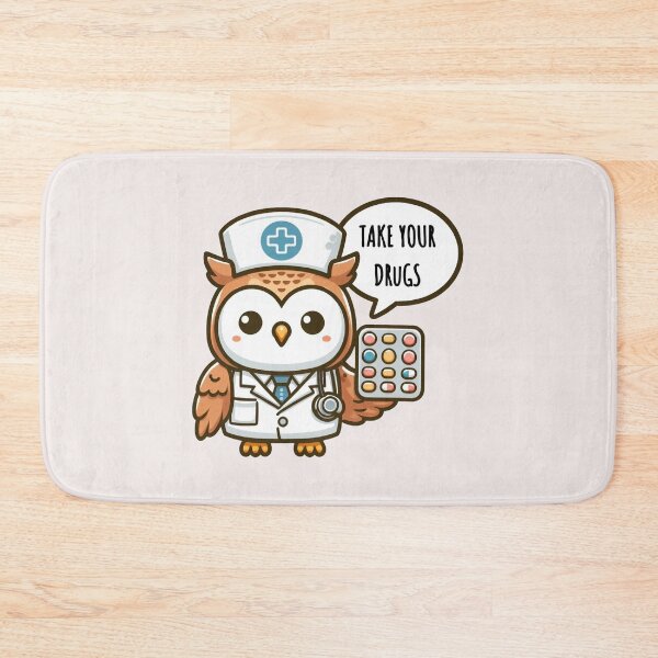 Item preview, Take Your Drugs Owl designed and sold by LemuellTrends.