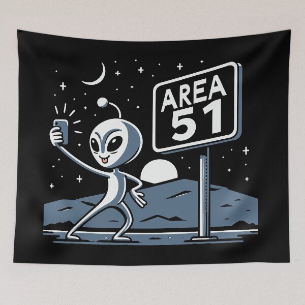 Item preview, Area 51 Selfie designed and sold by DBUniverse.