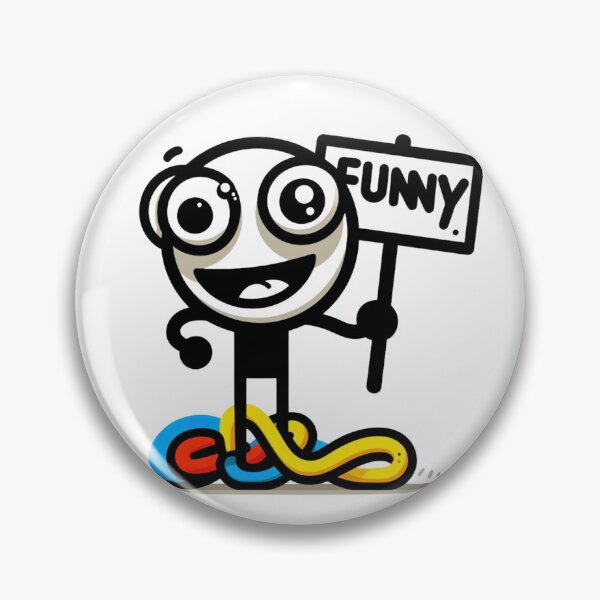 Item preview, Laughter Unleashed funny sticker designed and sold by artdesignby.