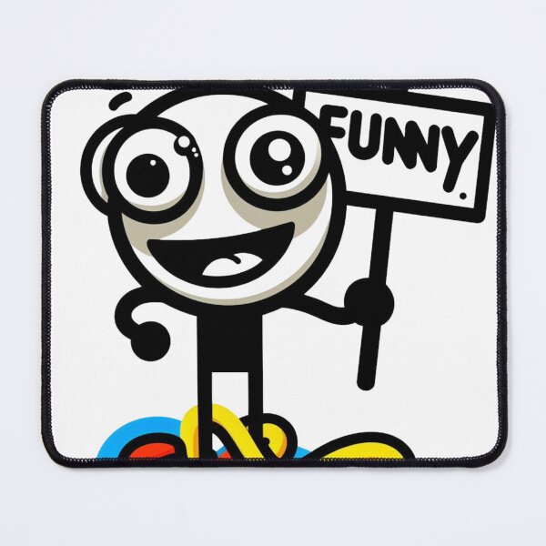 Item preview, Laughter Unleashed funny sticker designed and sold by artdesignby.