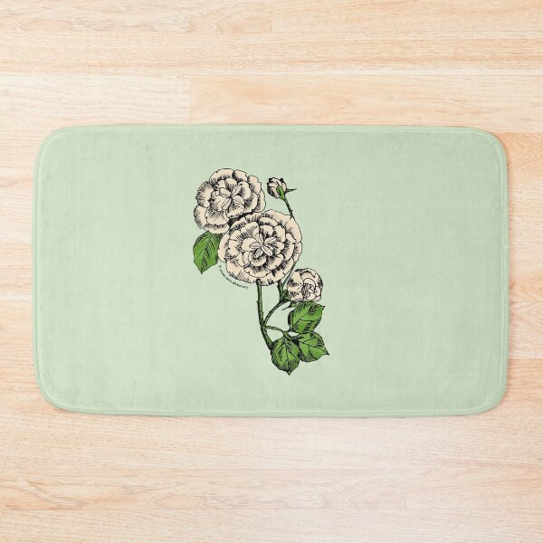 Item preview, Cream Pompon Rose Bloom Double 16-25 Petals In 3+ Rows designed and sold by Rachael Taylor.