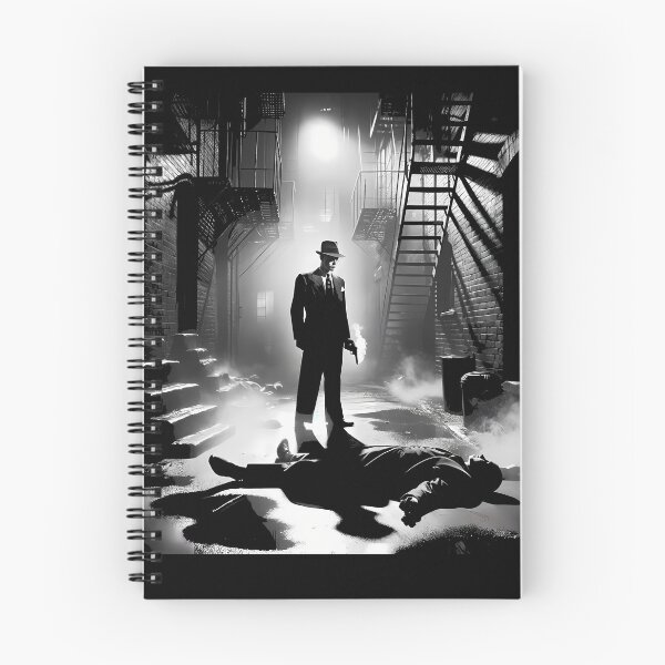 Item preview, Noir Mystery: Detective in Shadowy Alley designed and sold by TeeTown Treasure.