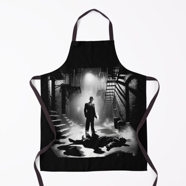 Aperçu de l'œuvre Noir Mystery : Détective dans Shadowy Alley créée et vendue par TeeTown Treasure.