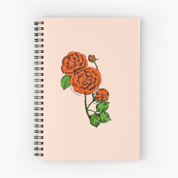 Item preview, Orange Pompon Rose Bloom Double 16-25 Petals In 3+ Rows designed and sold by Rachael Taylor.