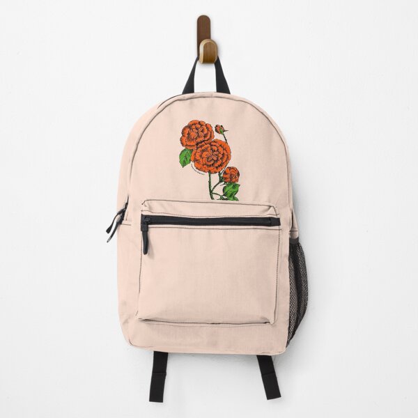 Item preview, Orange Pompon Rose Bloom Double 16-25 Petals In 3+ Rows designed and sold by Rachael Taylor.