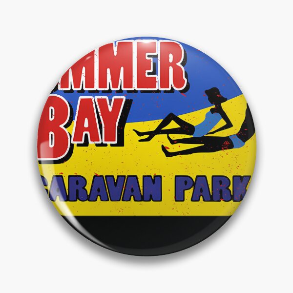 Item preview, Retro Home And Away Summer Bay Caravan Park designed and sold by CharlesMuler.