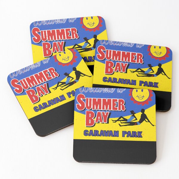 Item preview, Retro Home And Away Summer Bay Caravan Park designed and sold by CharlesMuler.
