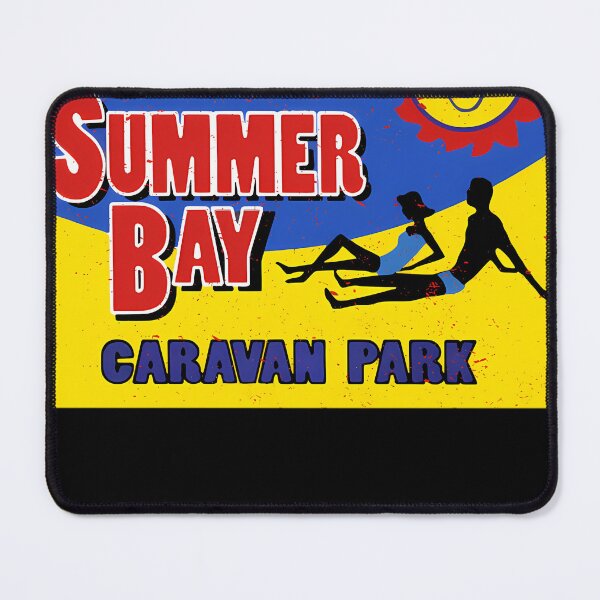Item preview, Retro Home And Away Summer Bay Caravan Park designed and sold by CharlesMuler.