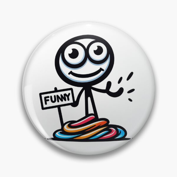 Item preview, The Laughing Adventure: FUNNY Sign Exploration sticker designed and sold by artdesignby.